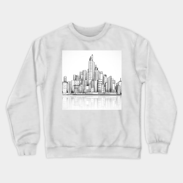 New York Sketch Crewneck Sweatshirt by MajorCompany